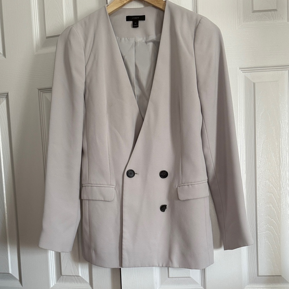 H&M Women's Blazer in Soft Gray